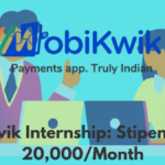 MobiKwik Internship: Stipend of Rs. 20,000/Month – Last Date 28th December