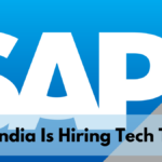 SAP India Is Hiring Tech Talents With Specialisations, Apply Now