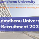 Kamdhenu University Recruitment 2024: Apply for Teaching Associate Positions